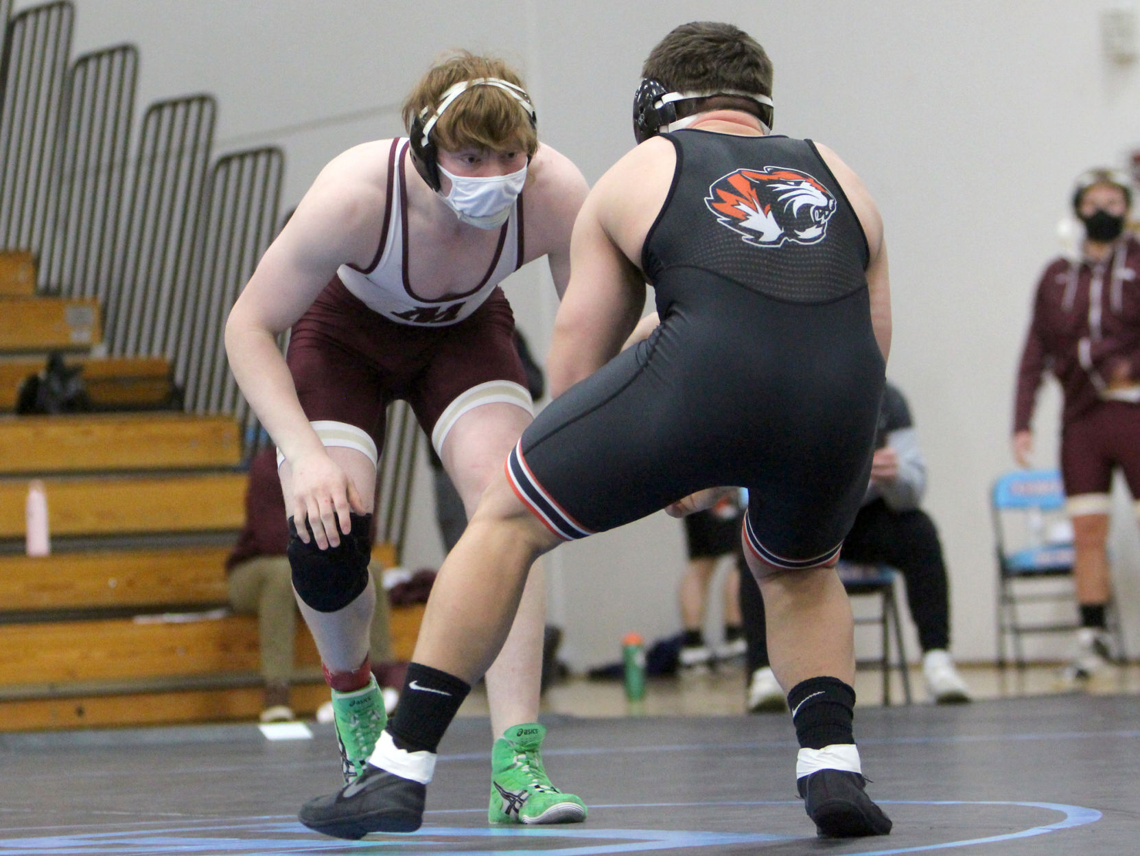 Division 1 prep wrestling sectionals at Eau Claire North 1-30-21